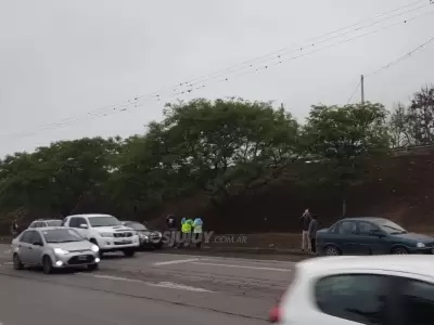 accidente en el acceso sur