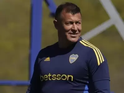 Jorge Almirn entrenador de Boca Juniors.