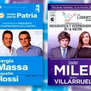 Elecciones 2023: estas son las boletas de Massa y Milei para el balotaje