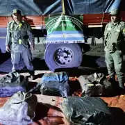 Pampa Blanca: transportaba más de 92 kilos de marihuana oculta entre cargamento de tomate y fue detenido