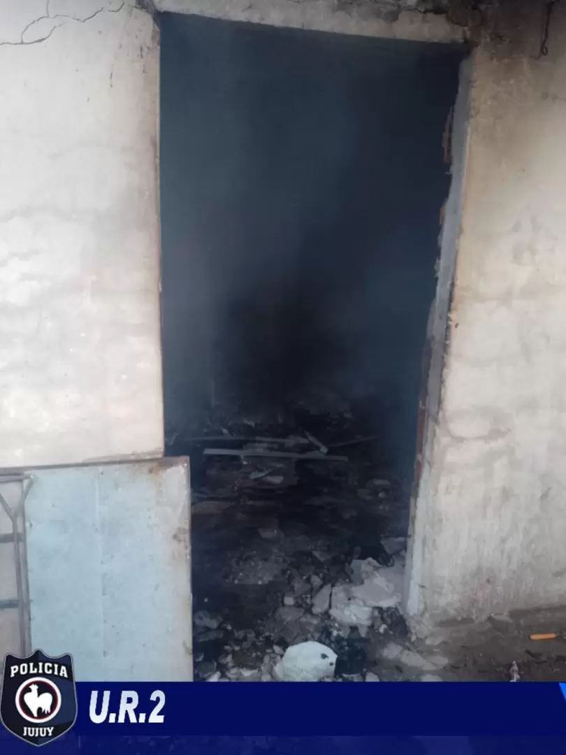 Incendio en una vivienda de San Pedro