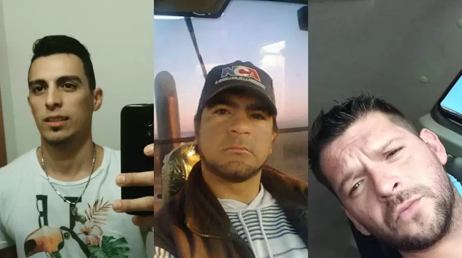 Leonel Tello, Marcos Ayala e Iván Kozyariski, tres de las víctimas del trágico accidente. (Foto: Facebook).
