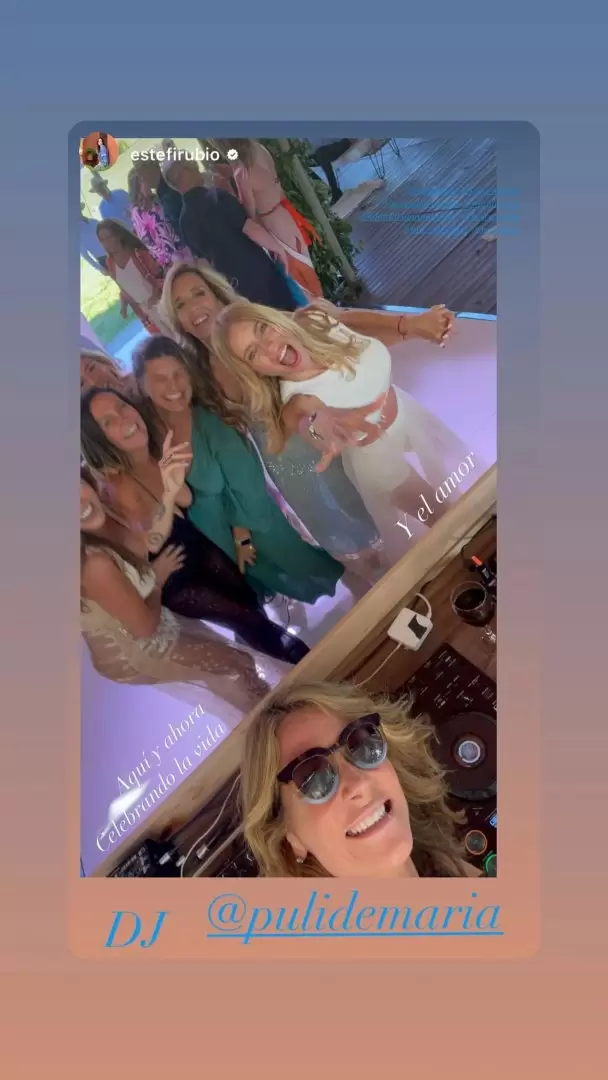 Casamiento de Manu Urcera y Nicole Neumann