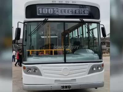 Primer colectivo el�ctrico de Jujuy