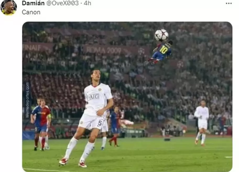 Memes por la foto viral de Messi