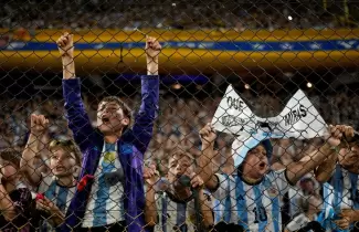Bombonera _ partido Argentina y Uruguay