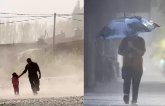 viento y lluvia