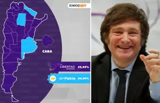 Mapa Argentina Milei