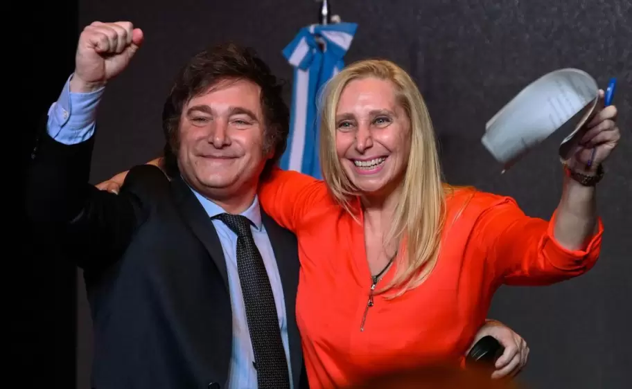 Javier y Karina Milei