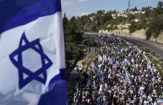 Israeles marcharon a Jerusaln para exigir libertad de rehenes retenidos por Hams