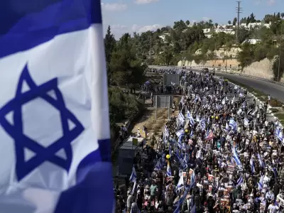 Israeles marcharon a Jerusaln para exigir libertad de rehenes retenidos por Hams