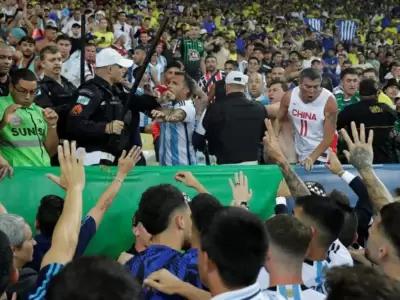 hinchas argentinos en brasil