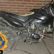 Recuperaron una motocicleta que había sido robada de un garaje