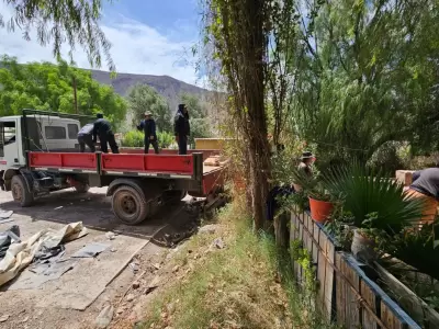 Reubicaci�n por la llegada del tren