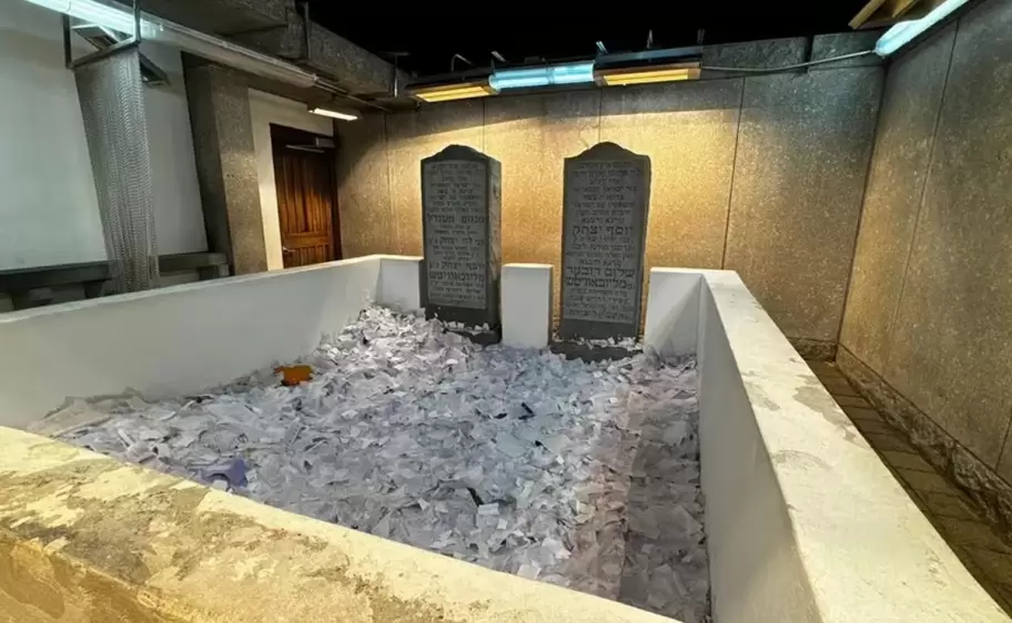 Tumba del “rebe de Lubavitch”