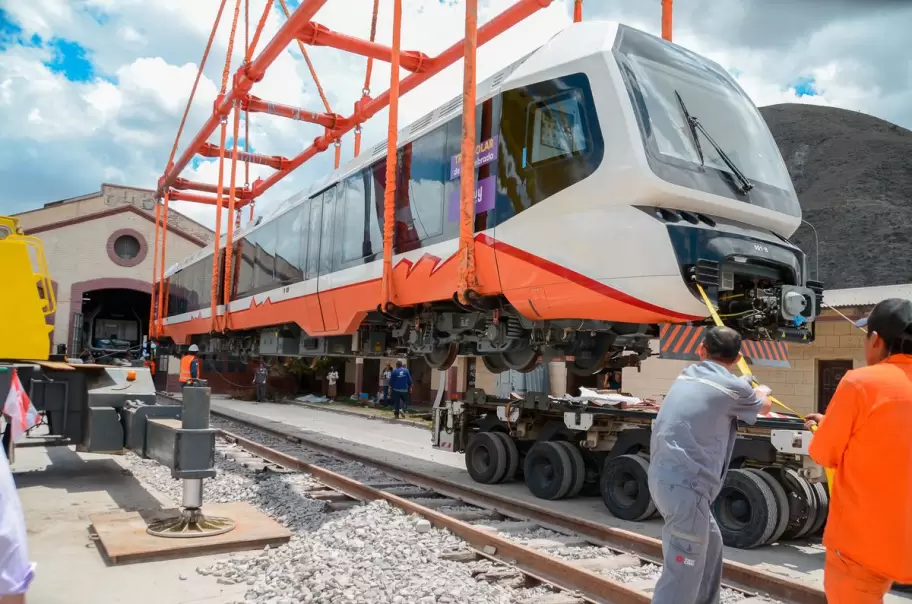 Llegada del tren solar a Jujuy - Foto: Gobernación de Jujuy