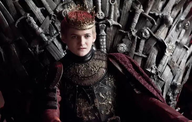 Jack Gleeson como Joffrey Baratheon en la serie de HBO.