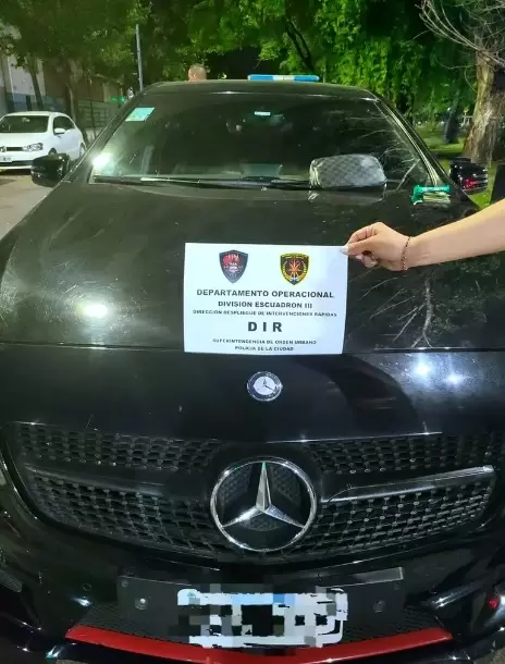 auto secuestrado