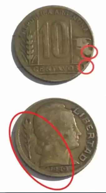 moneda de 10 centavos