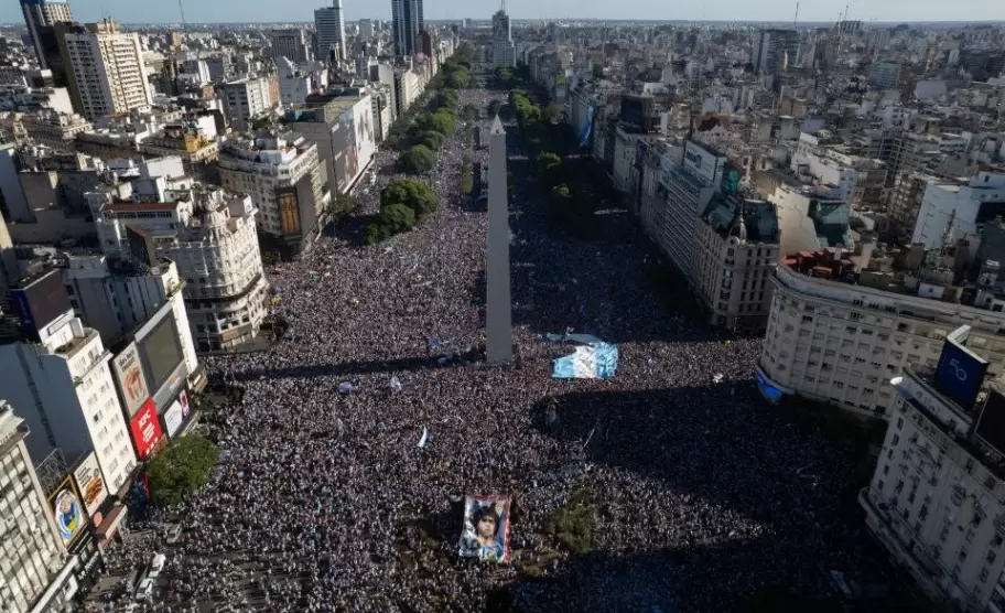 Festejos de Argentina Campen del Mundo - Buenos Aires 2022