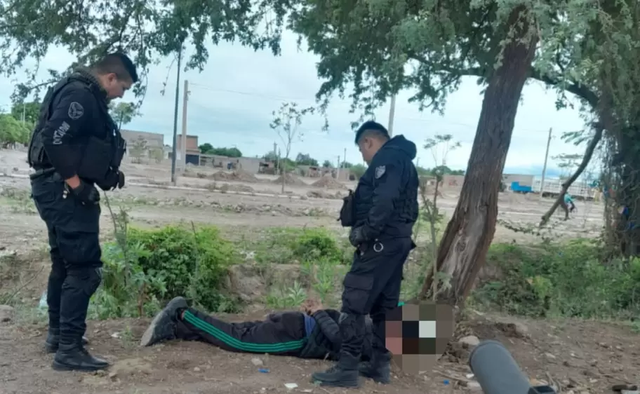 hombre detenido en san pedro