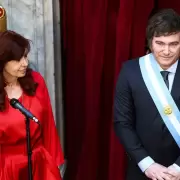 El frío saludo de Cristina Kirchner con Javier Milei al llegar al Congreso