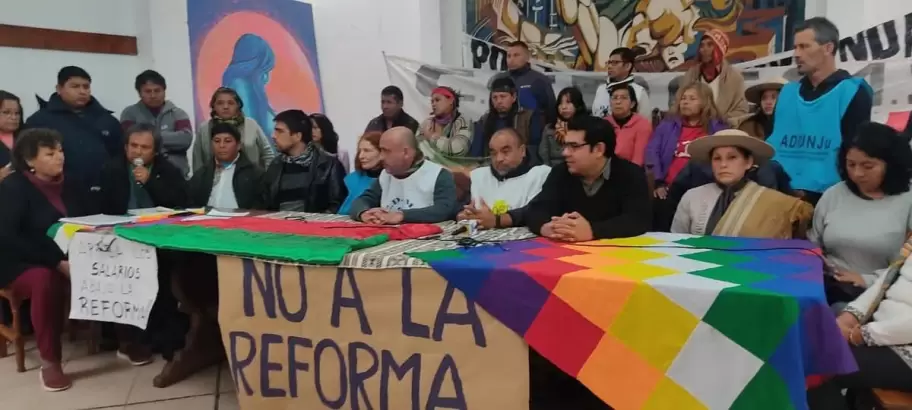 Conferencia de prensa de la Multisectorial Jujuy