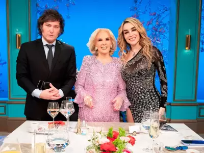 milei y mirtha