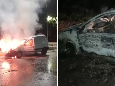 autos incendiados