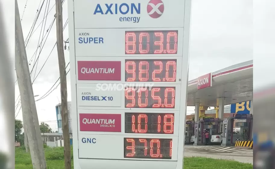 precio de la nafta en axion