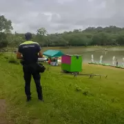 Desde Seguridad, recomiendan tomar precauciones en los diques ante las fuertes lluvias