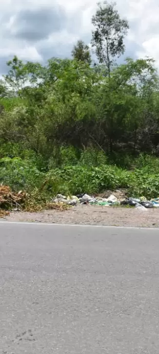 basural en ruta 66