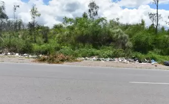 basural en ruta 66