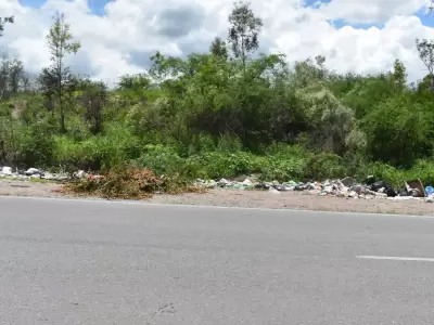 basural en ruta 66