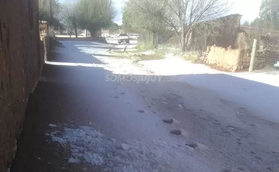 Luuvia y granizo en Rodero - Jujuy