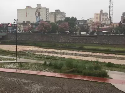 parque xibi xib en un dia de lluvia