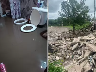Barrio El Milagro inundaci�n