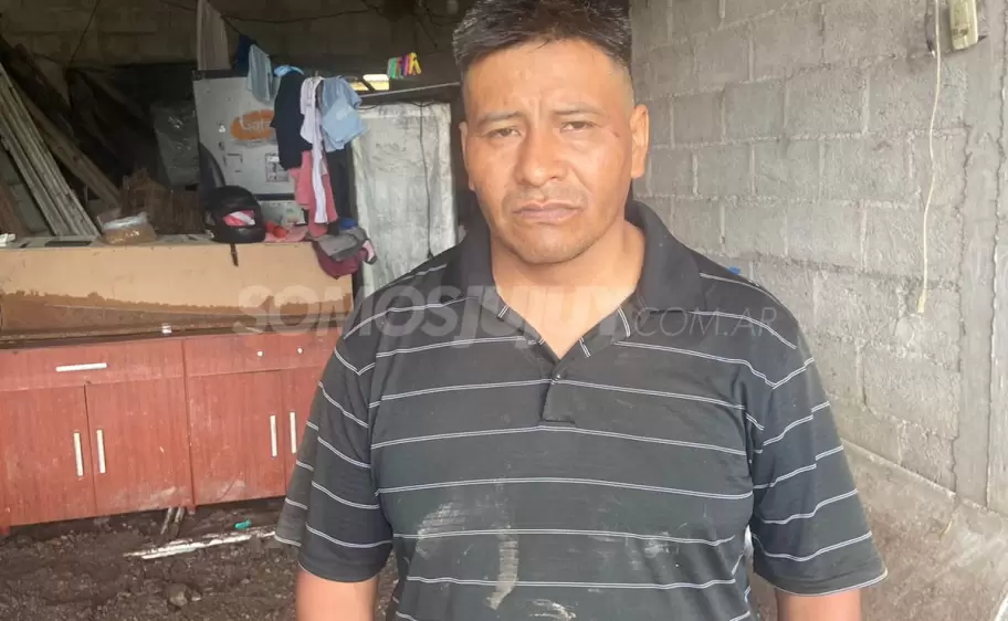 Joaqun Gaspar - perdieron todo por el temporal en Jujuy