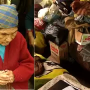 Una abuelita del barrio Chijra perdi todo por la lluvia y pide colaboracin