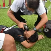Terrible agresin: arquero de Atltico San Pedro le fractur la mandbula a un futbolista de Zapla