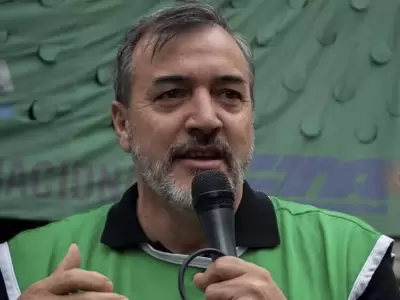 El secretario general de la Asociaci�n Trabajadores del Estado (ATE) nacional, Rodolfo Aguiar