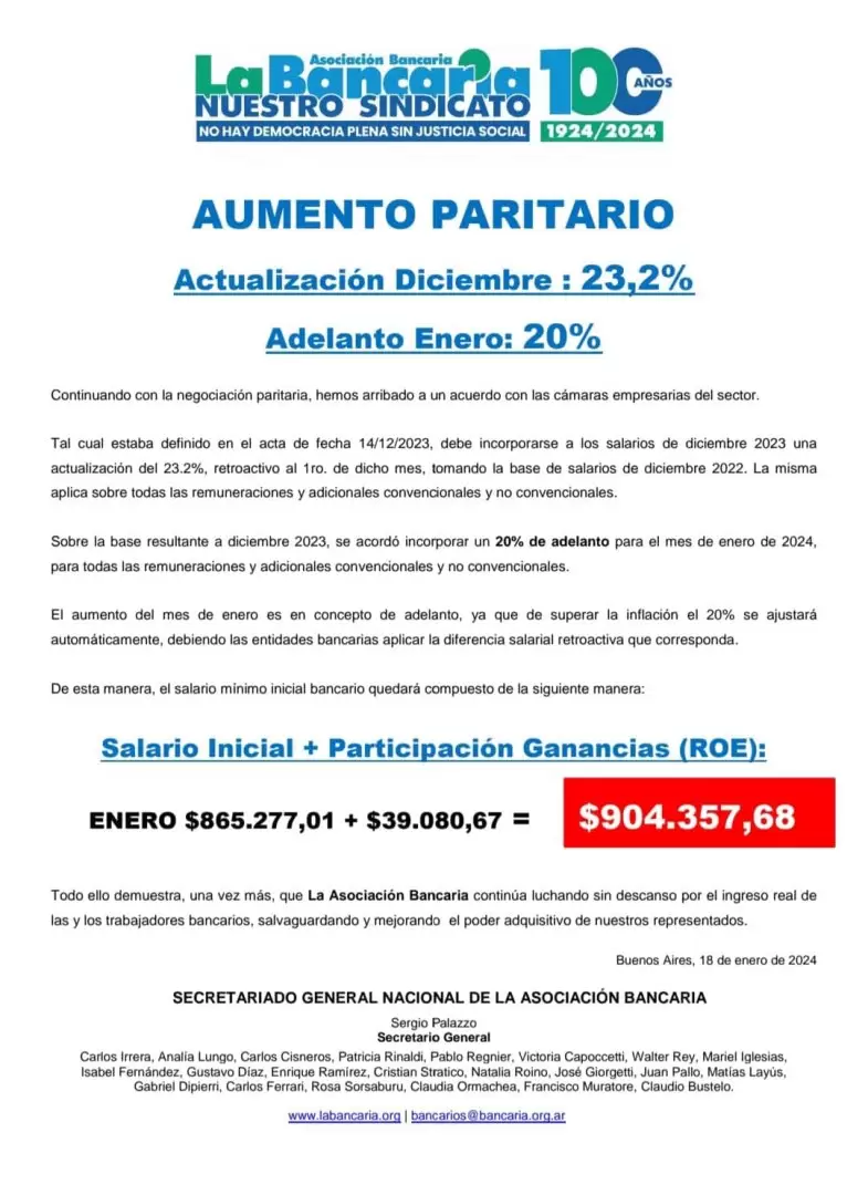 Aumento salarial