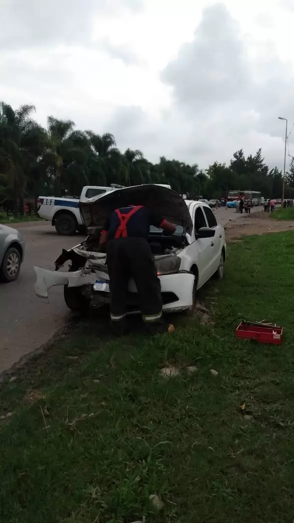 Fotos del hecho. Créditos: Bomberos Voluntarios de Monterrico