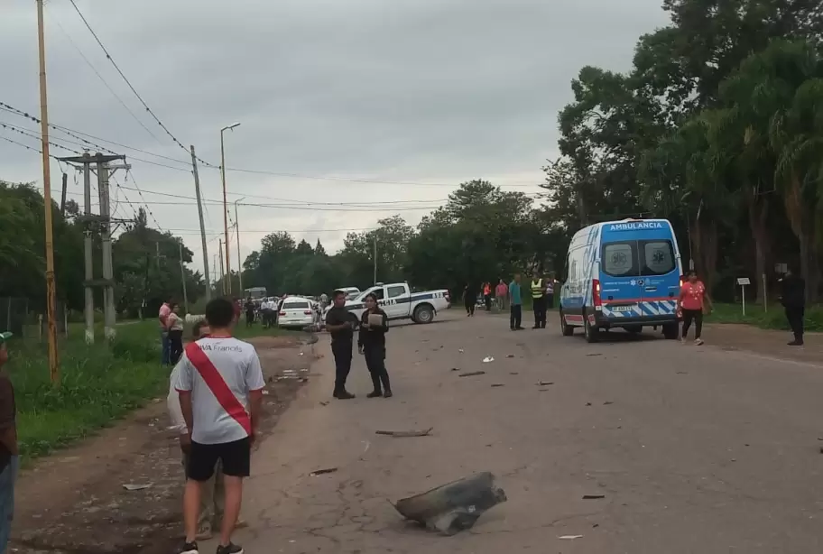 Fotos del hecho. Créditos: Bomberos Voluntarios de Monterrico