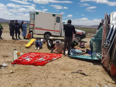 Vuelco en Abra Pampa