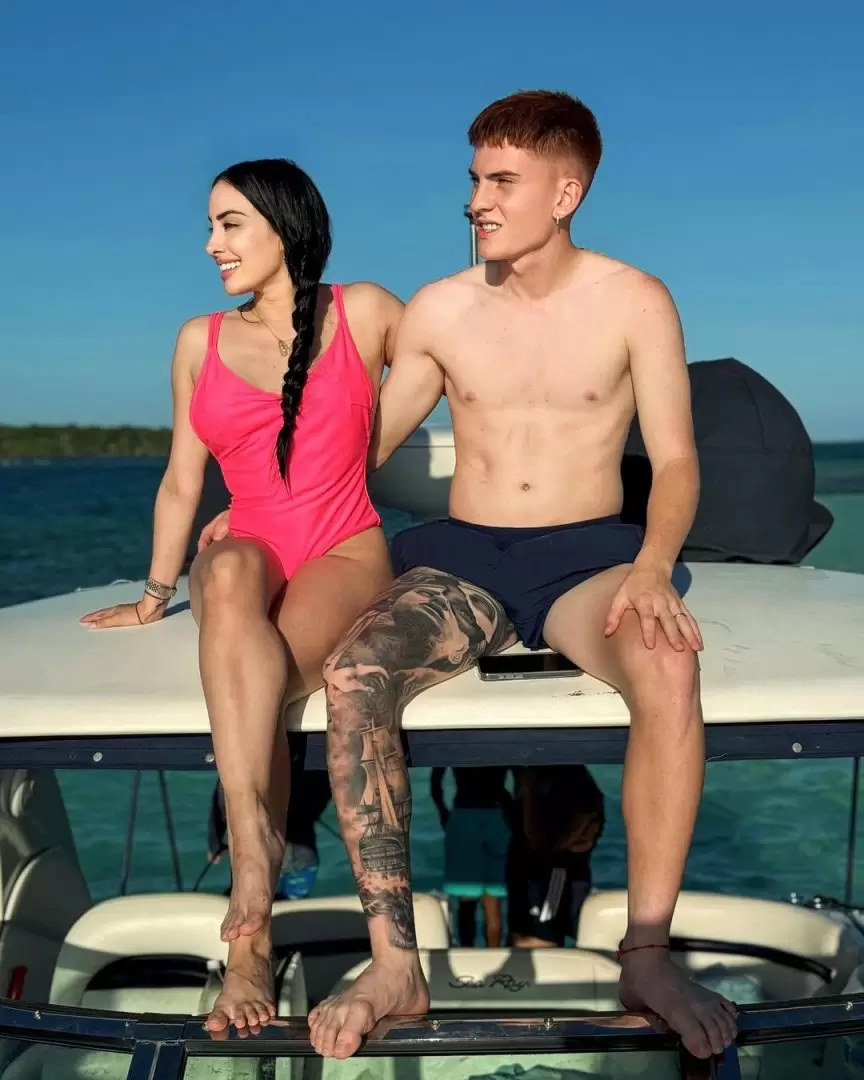 Las vacaciones del Colo Barco con su novia en Venezuela