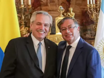 Alberto Fern�ndez y Gustavo Petro