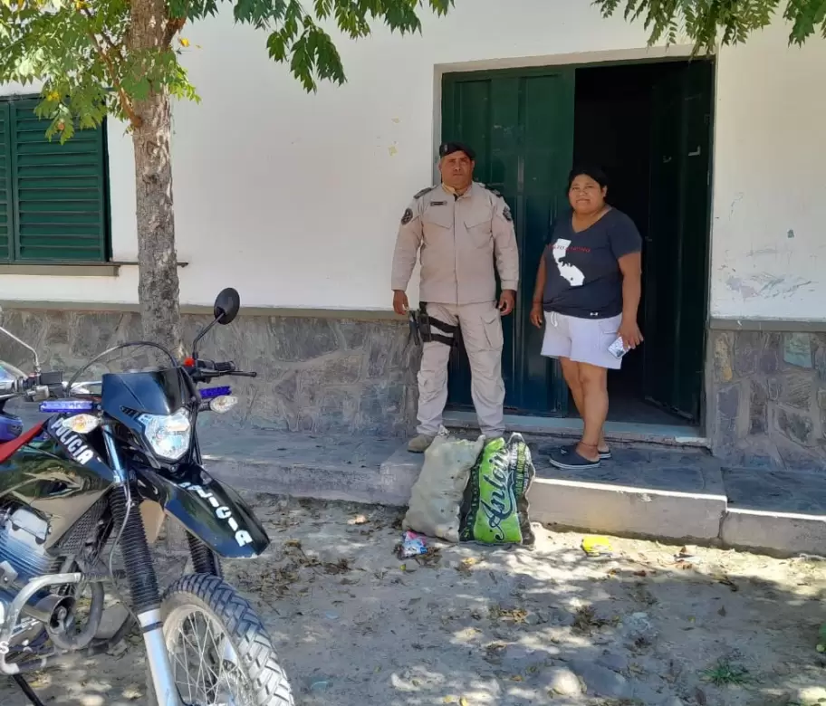 Donación de limones en Rodeíto