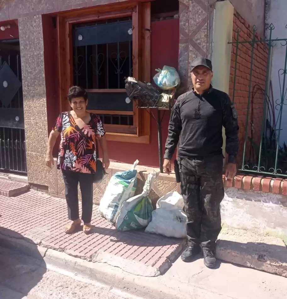 Donación de limones en Rodeíto