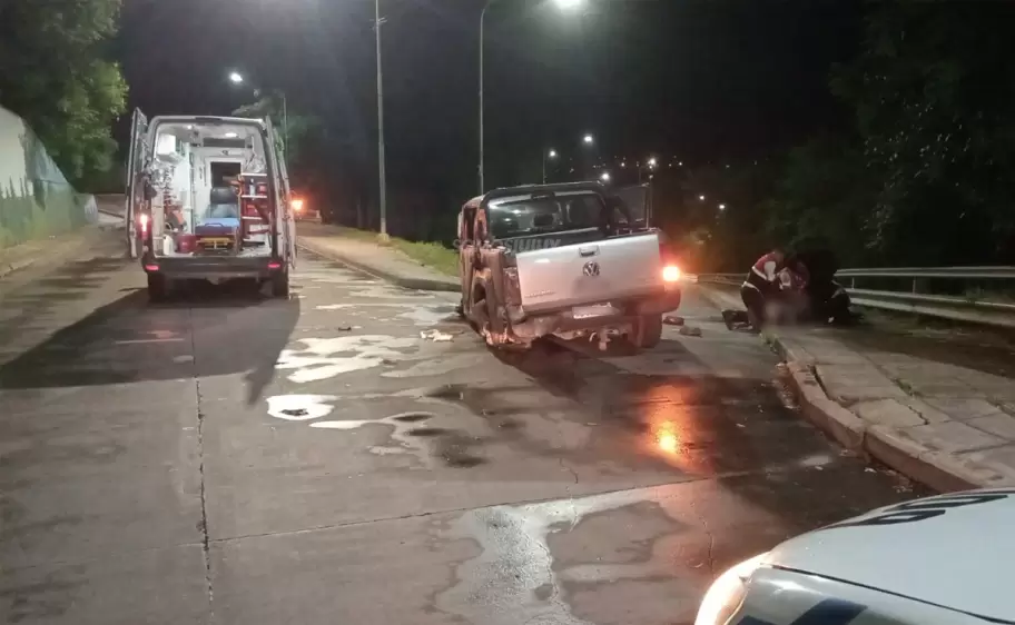 Accidente fatal en Puente Belgrano - siniestro vial